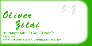 oliver zilai business card